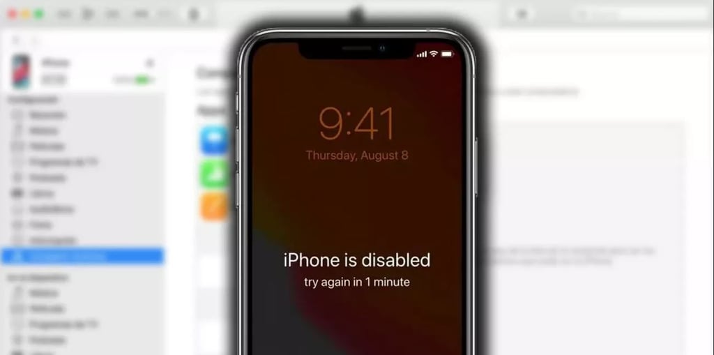 Soluciona el problema del iPhone desactivado con estos sencillos pasos.