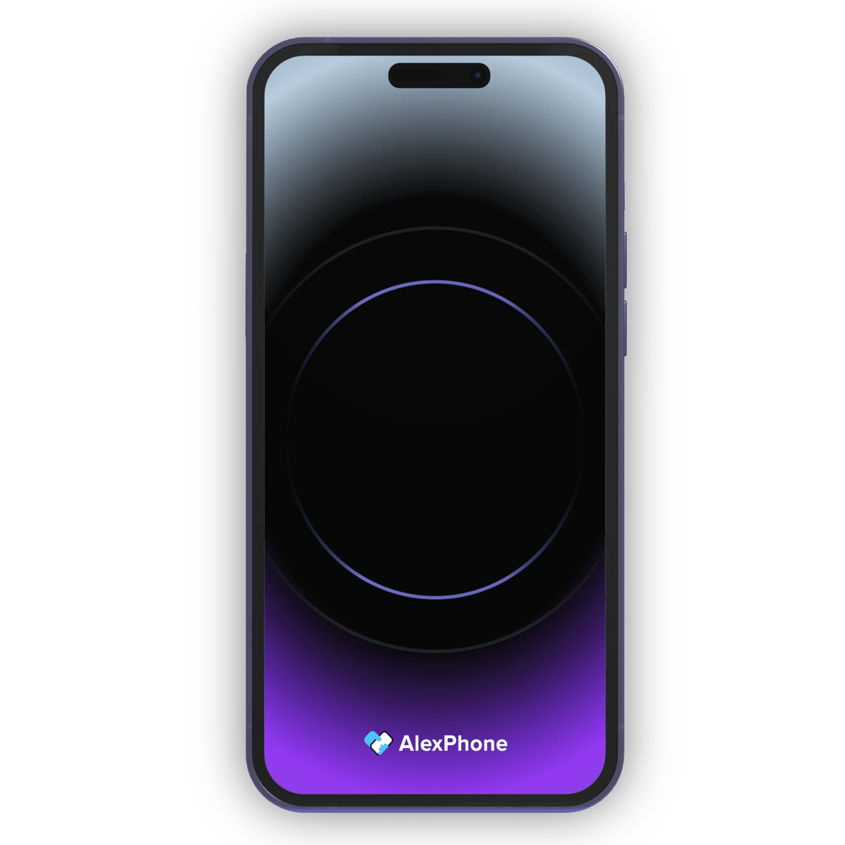 iPhone 14 Pro Max Morado Oscuro 128 GB Excelente - Frontal