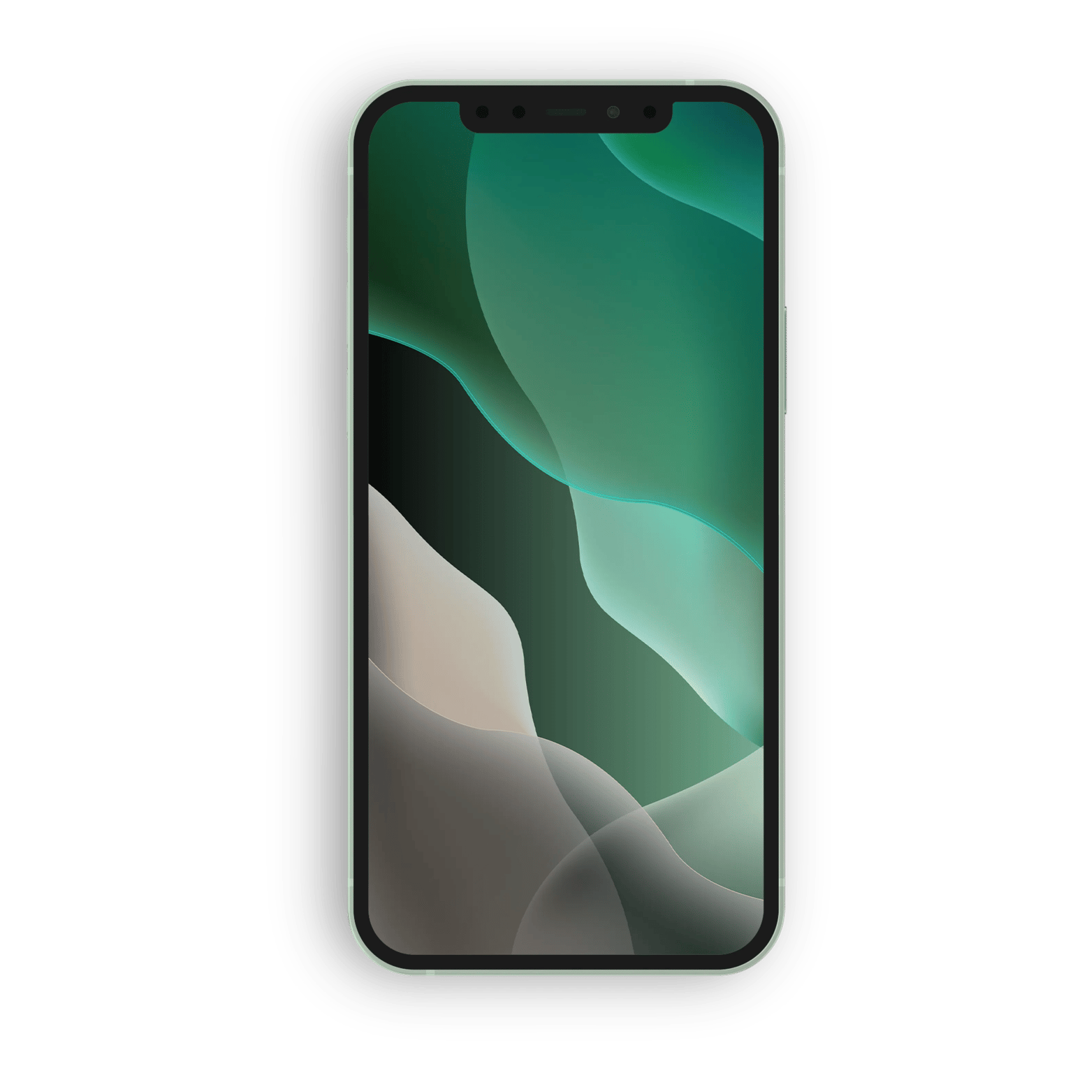 iPhone 12 Verde 64 GB Excelente - Frontal