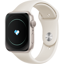 Apple Watch S8 Blanco Estrella 41mm Aluminio GPS Excelente - Frontal