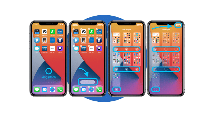 ocultar apps en ios 14