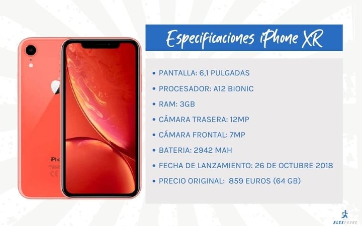 caracteristicas principales del iphone XR reacondicionado barato