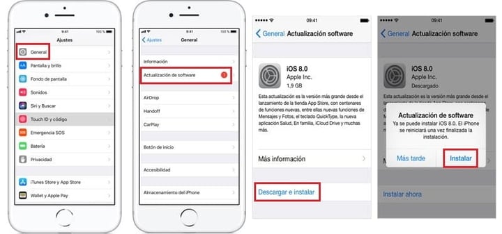 actualizar ios 14.3